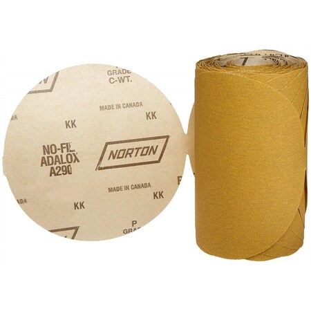 Norton Abrasives PSA Disc Roll 6In. 180 Grit A/O 49838 | Zoro
